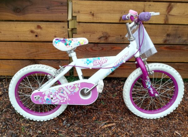 Huffy 'Style' White & Pink Child's BMX
